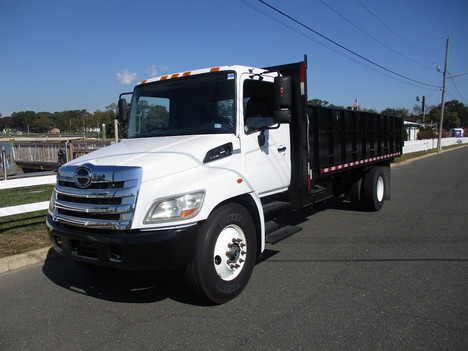 USED 2013 HINO 268 DUMP TRUCK #12597-1