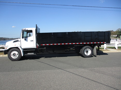 USED 2013 HINO 268 DUMP TRUCK #12597-4