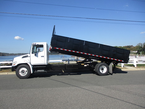 USED 2013 HINO 268 DUMP TRUCK #12597-9