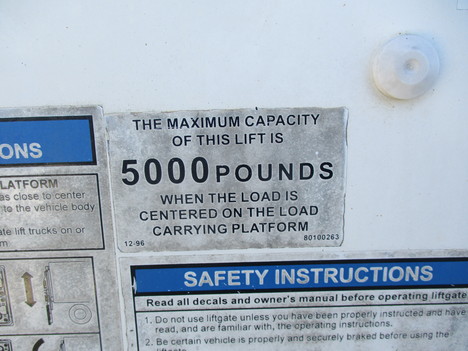 USED 2014 INTERNATIONAL 4400 6 X 4 BOX VAN TRUCK #12602-9
