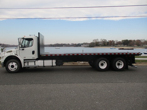 USED 2010 FREIGHTLINER M2 FLATBED TRUCK #12615-4
