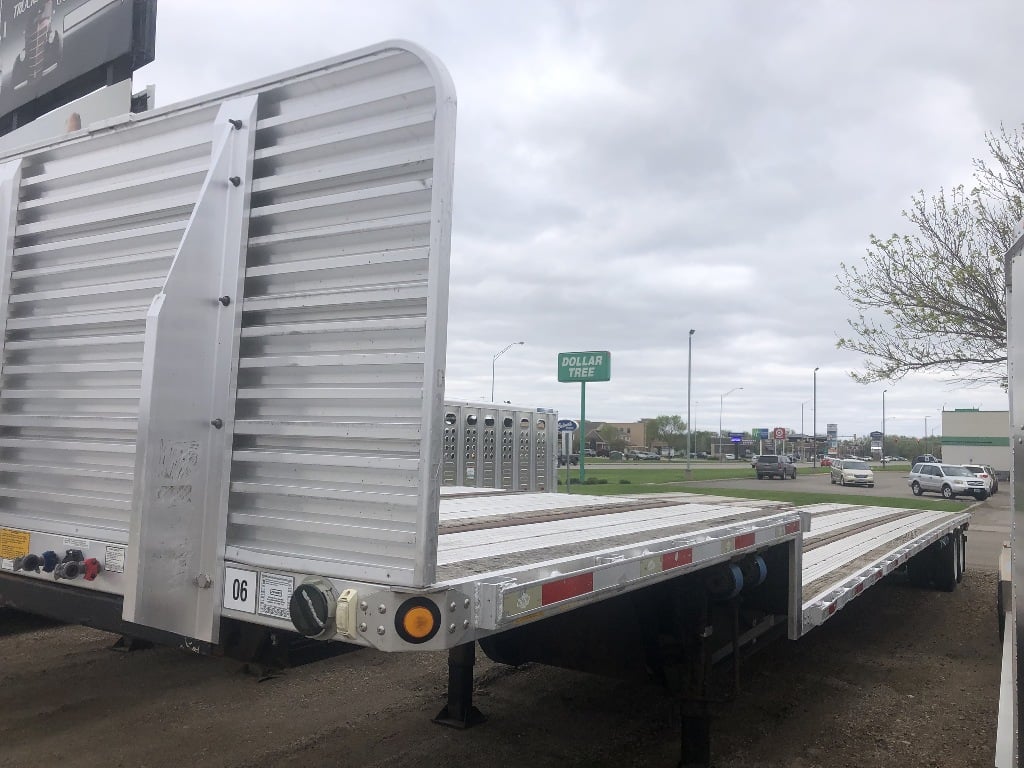 USED 2014 UTILITY DROPDECK DROP DECK TRAILER #1167