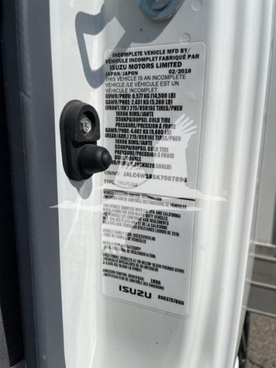 USED 2019 ISUZU NPR HD BOX VAN TRUCK #$vid