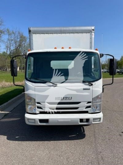 USED 2019 ISUZU NPR HD BOX VAN TRUCK #$vid