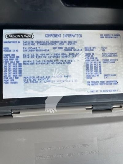 USED 2016 FREIGHTLINER CASCADIA 113 DAYCAB TRUCK #$vid