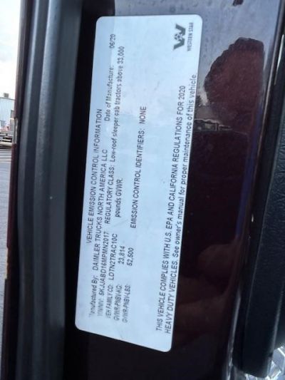 USED 2021 WESTERN STAR 4900EX SLEEPER TRUCK #$vid