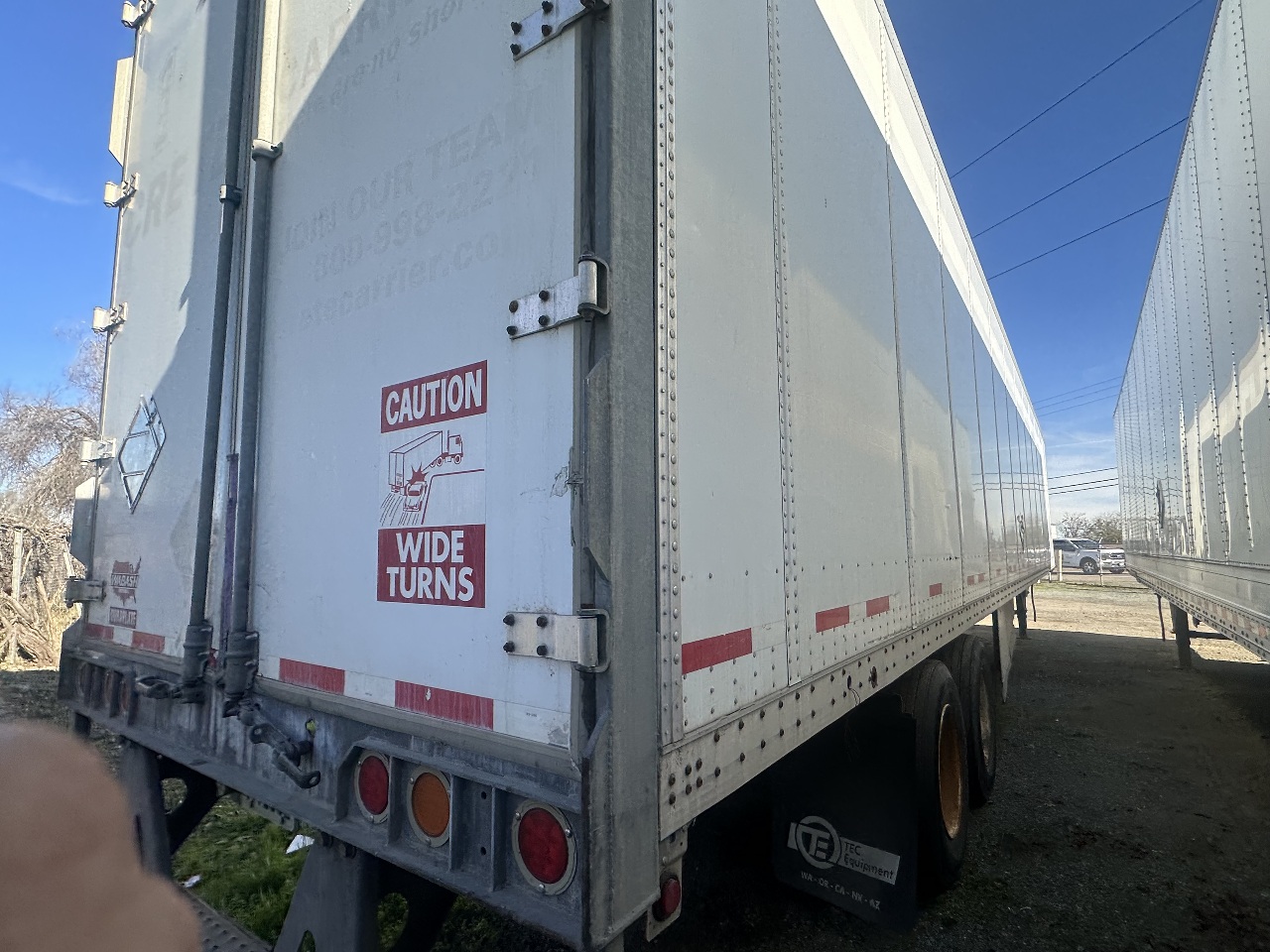 2013 WABASH TRAILER VAN TRAILER FOR SALE 2038