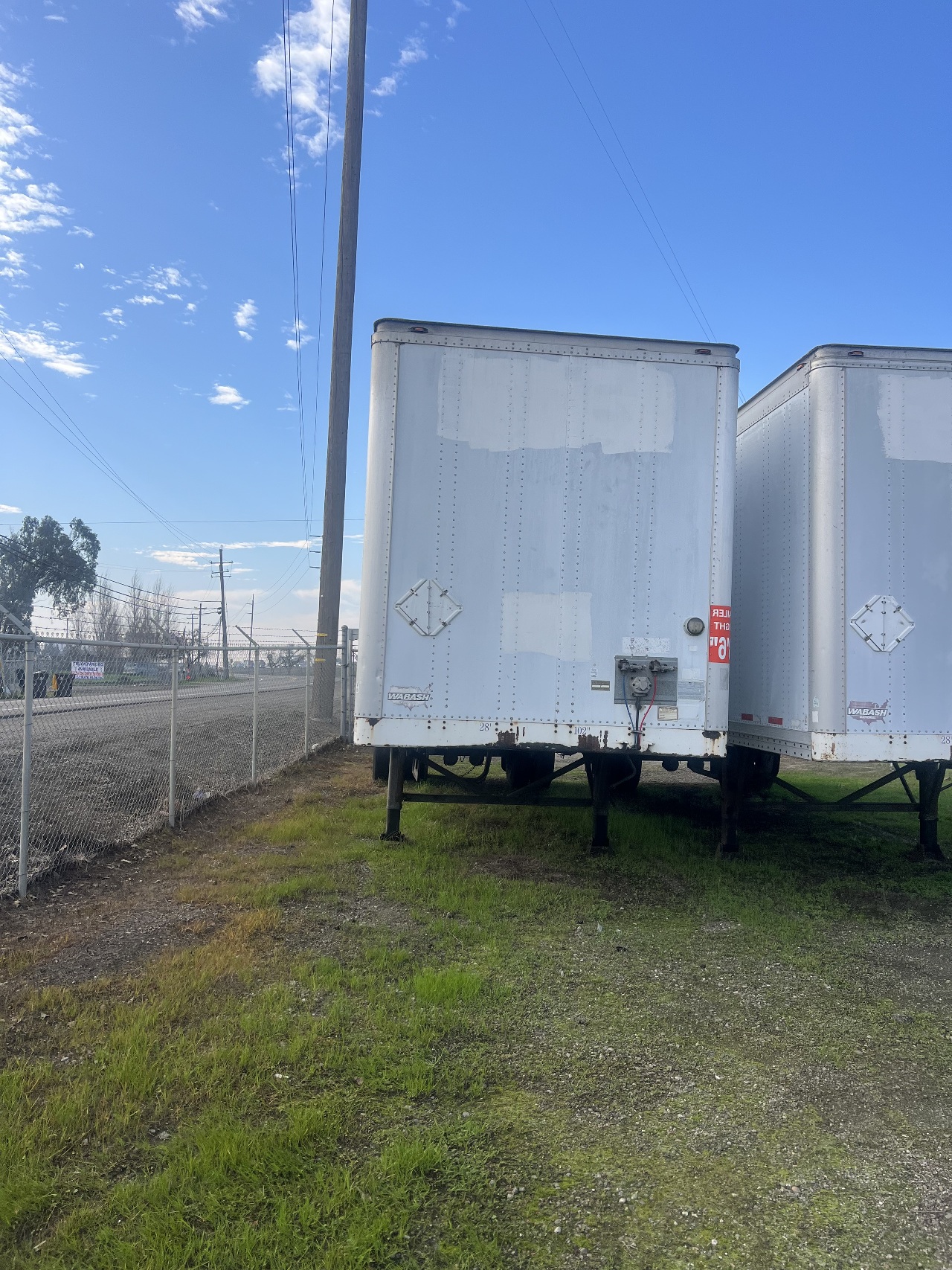 1999 WABASH TRAILER ROLLER FLOOR TRAILER FOR SALE 2126