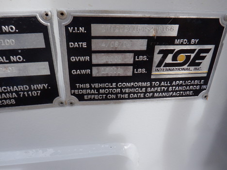 USED 2004 TSE P210-1H-1DD SINGLE DRUM PULLER EQUIPMENT #2952-2