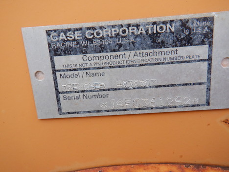 USED0CASEH939307460560TRENCHER #3140-9