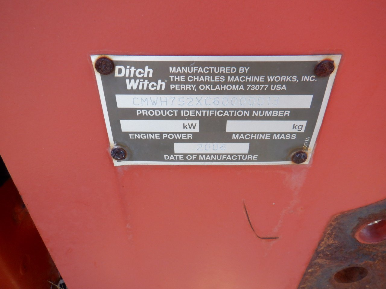 USED2005DITCHWITCHH911TRENCHER #3154