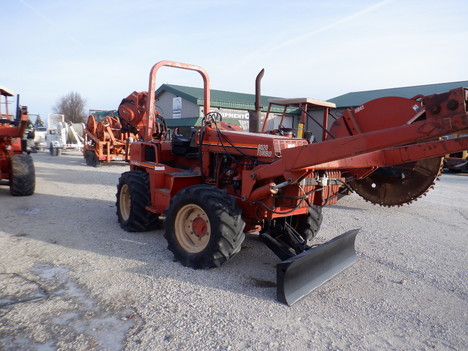 USED 1998 DITCH WITCH 8020T TURBO RIDE-ON TRENCHER - VIBRATORY PLOW EQUIPMENT #3543-2