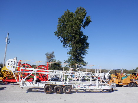 USED 2001 KIEFER 4 REEL TRAILER REEL TRAILER EQUIPMENT #3591-1