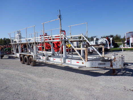 USED 2001 KIEFER 4 REEL TRAILER REEL TRAILER EQUIPMENT #3591-2