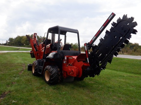 USED 2006 DITCH WITCH RT75M RIDE-ON VIBRATORY PLOW EQUIPMENT #3642-6