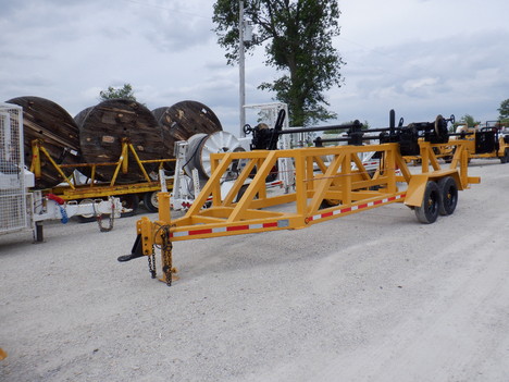 USED 1998 WAGNER-SMITH T-4RC-48X48 REEL TRAILER EQUIPMENT #3767-2