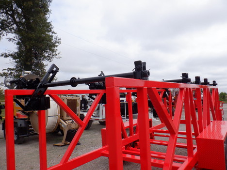 USED 2005 BRINDLE 4 REEL TRAILER REEL TRAILER EQUIPMENT #3820-5