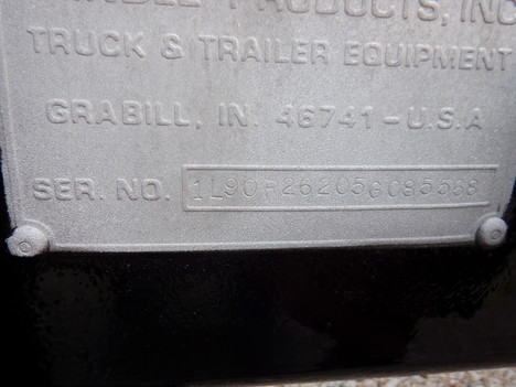 USED 2005 BRINDLE 4 REEL TRAILER REEL TRAILER EQUIPMENT #3820-6