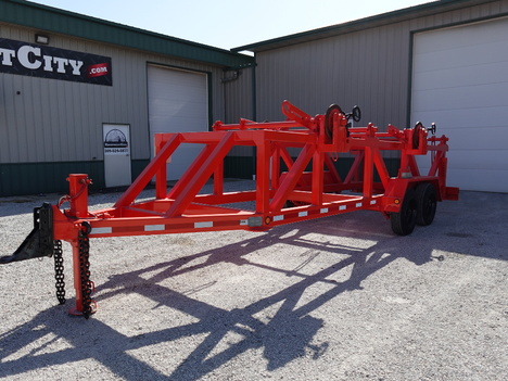 USED 2006 WAGNER-SMITH T-4RC-48X48 REEL TRAILER EQUIPMENT #3844-2