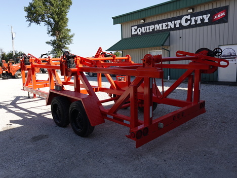 USED 2006 WAGNER-SMITH T-4RC-48X48 REEL TRAILER EQUIPMENT #3844-3