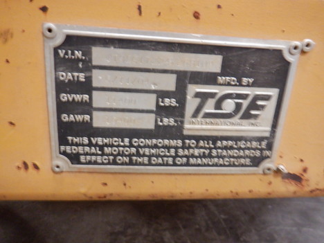 USED 2004 TSE TD40AH SINGLE DRUM PULLER EQUIPMENT #3847-5