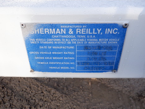 USED 2009 SHERMAN & REILLY PT-3366-DT SINGLE DRUM PULLER EQUIPMENT #3860-2