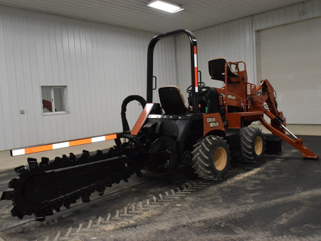 USED 2011 DITCH WITCH RT45 RIDE-ON TRENCHER EQUIPMENT #3863-13