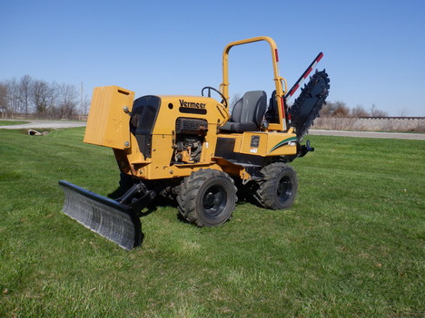 USED 2012 VERMEER RT450 RIDE-ON TRENCHER EQUIPMENT #3865-2