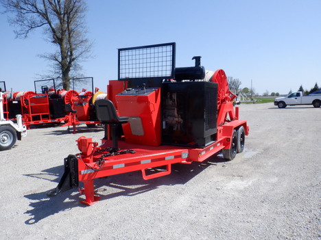 USED 2013 WAGNER-SMITH T-1DPT-180 SINGLE DRUM PULLER EQUIPMENT #3875-2