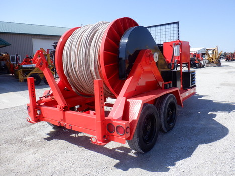 USED 2013 WAGNER-SMITH T-1DPT-180 SINGLE DRUM PULLER EQUIPMENT #3875-6