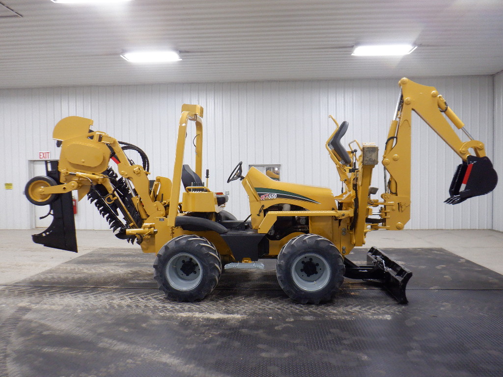 USED 2011 VERMEER RTX550 RIDE-ON TRENCHER EQUIPMENT #3897
