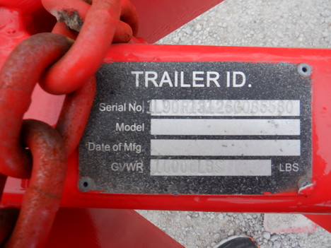 USED 2006 BRINDLE CRT95 REEL TRAILER EQUIPMENT #3916-11