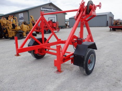 USED 2006 BRINDLE CRT95 REEL TRAILER EQUIPMENT #3916-6