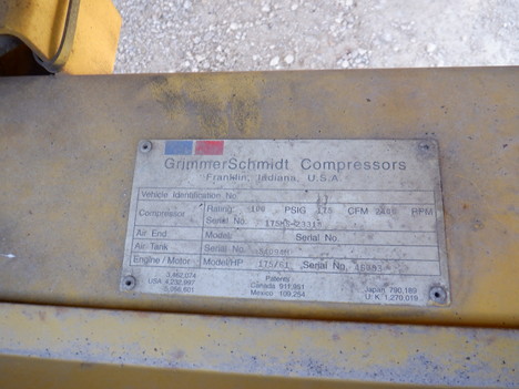 USED 2002 SHERMAN & REILLY DUCT DAWG DDHA-75-T UNDERGROUND PULLER EQUIPMENT #3936-18
