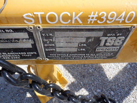 USED 1994 TSE RC-4 72X44-3 REEL TRAILER EQUIPMENT #3940-11