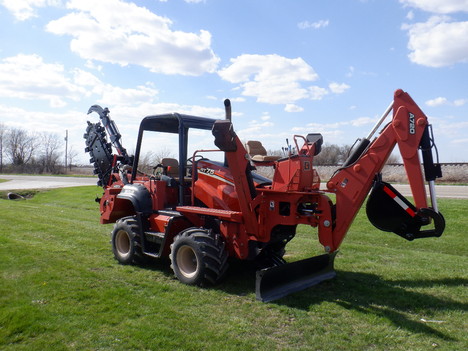 USED 2007 DITCH WITCH RT75 RIDE-ON TRENCHER EQUIPMENT #3950-5