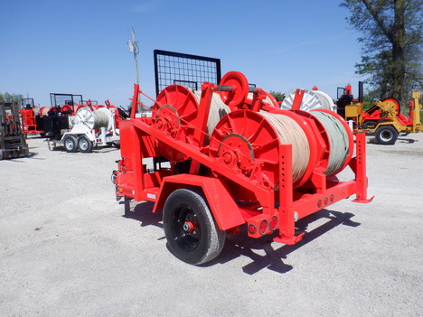 USED 1998 WAGNER-SMITH T-4DP-30. 2000 LBS 4 DRUM PULLER EQUIPMENT #3970-3