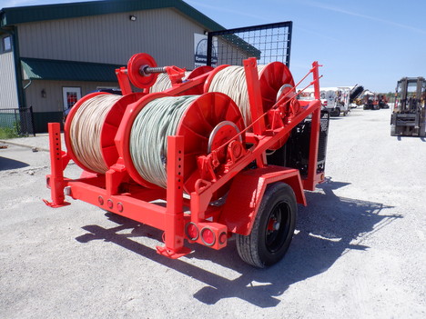 USED 1998 WAGNER-SMITH T-4DP-30. 2000 LBS 4 DRUM PULLER EQUIPMENT #3970-6