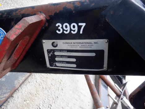 USED 2013 CONDUX RS20 20,000 LBS REEL REEL TRAILER EQUIPMENT #3997-12