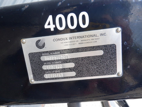 USED 2013 CONDUX RS20 20,000 LBS REEL REEL TRAILER EQUIPMENT #4000-14