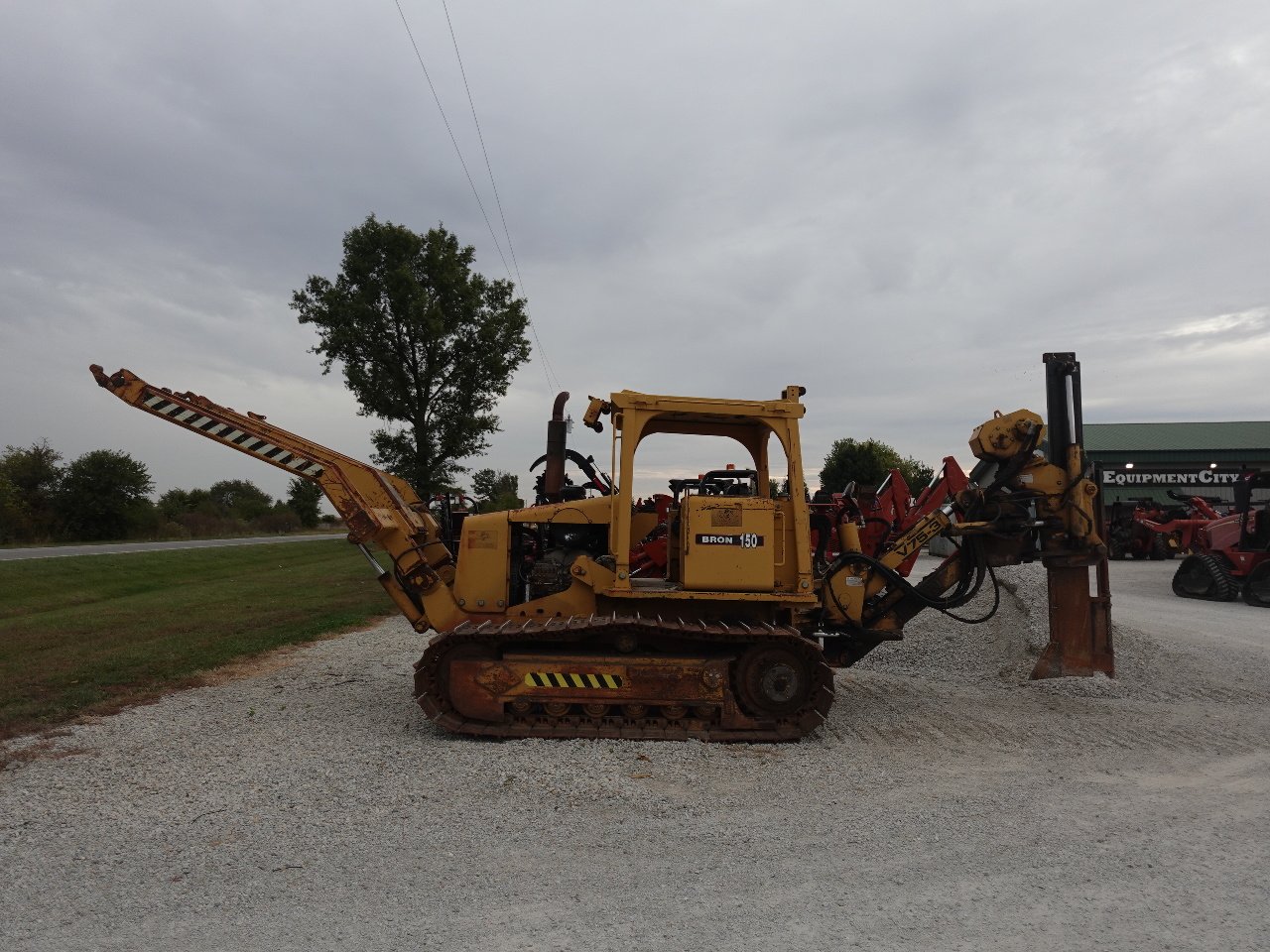 2001 BRON 150 Ride-On Vibratory Plow #1 2001 BRON 150 Ride-On Vibratory Plow #1