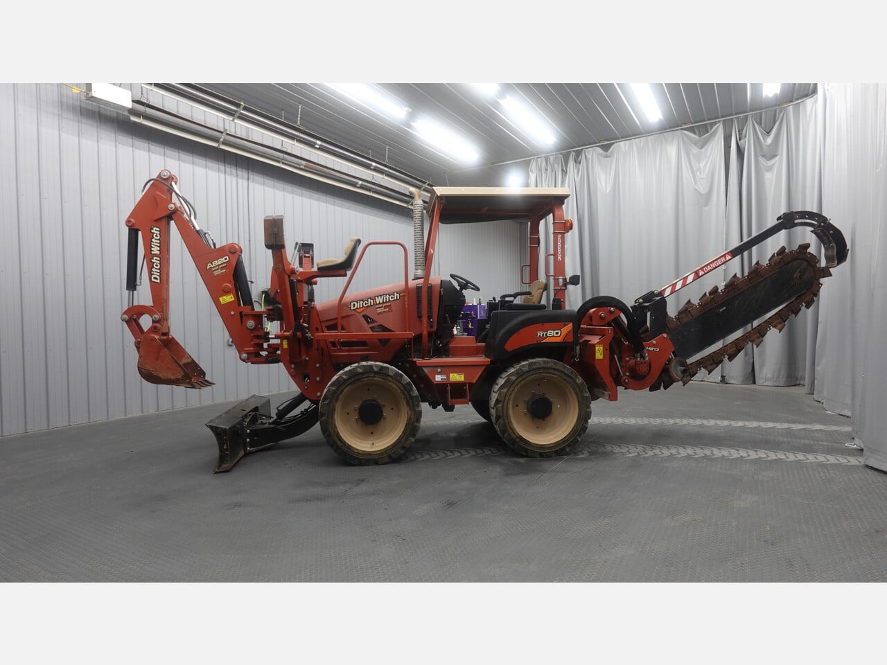 2017 DITCH WITCH RT80 Ride-On Trencher #1 2017 DITCH WITCH RT80 Ride-On Trencher #1