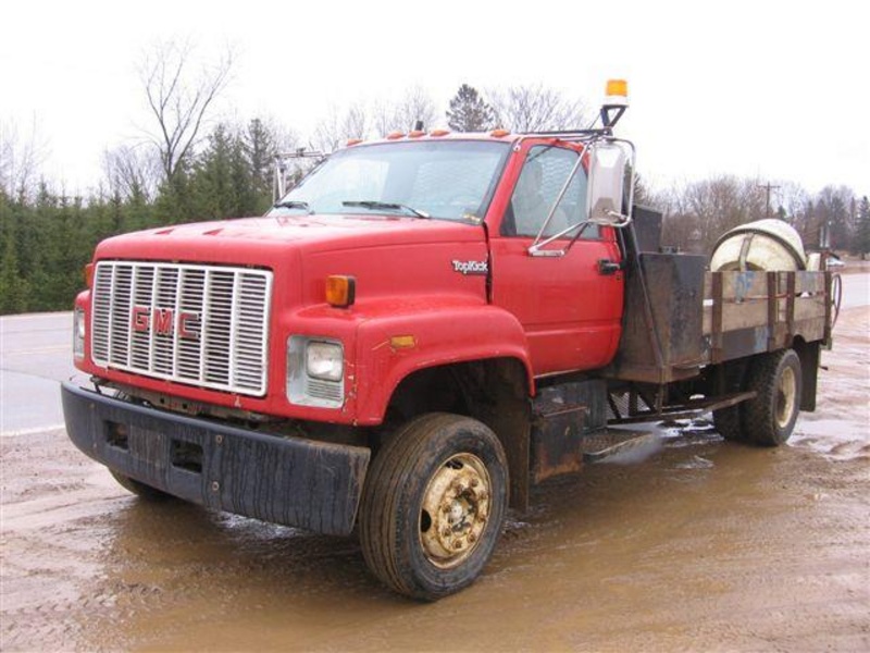 1991 GMC TOPKICK Flatbed Dump Truck #1