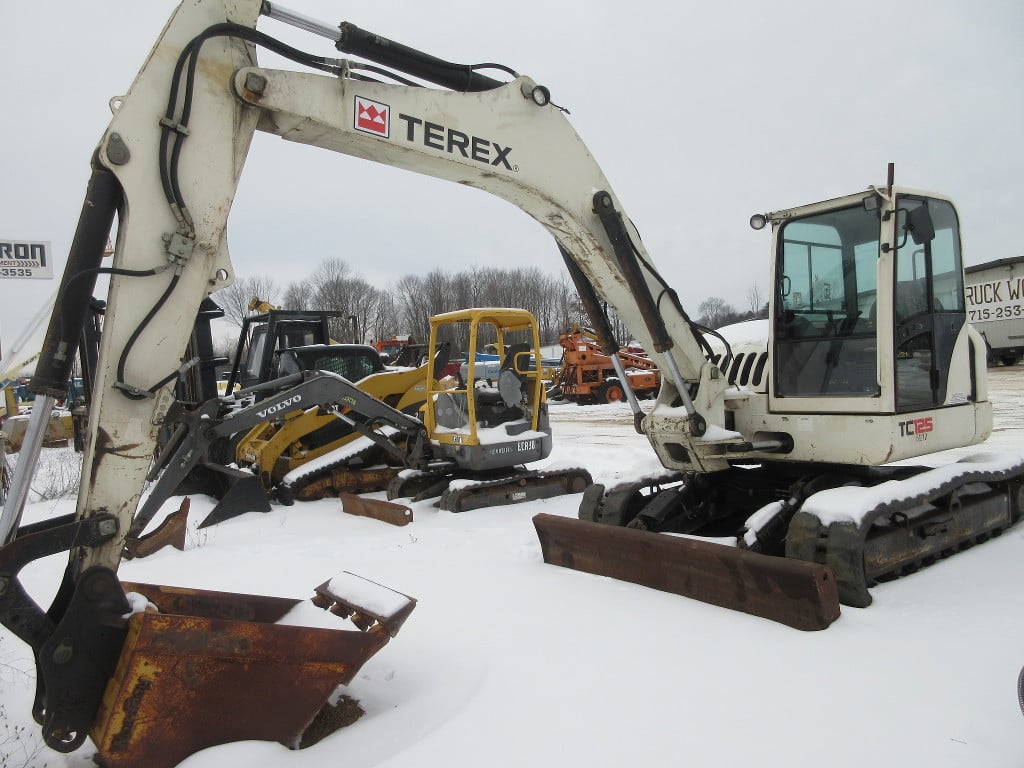 2007 TEREX TC125 Mono Crawler Excavator #1