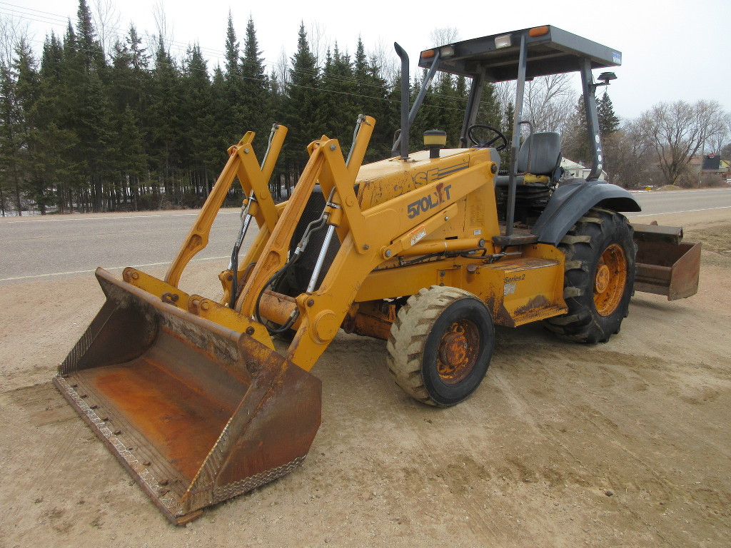 2000 CASE 570 LXT SKIP LOADER FOR SALE 3455