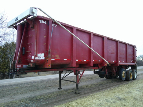 2005 CLEMENT HL3762 MK2-3 End Dump Trailer #4028