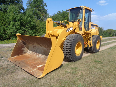 2000 JOHN DEERE 624H Wheel Loader #4095