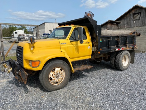 1998 FORD F800 S/A Steel Dump Truck #9331