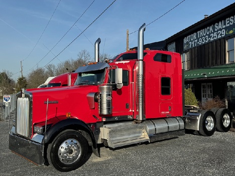 2012-kenworth-w900l-tandem-axle-sleeper #9728
