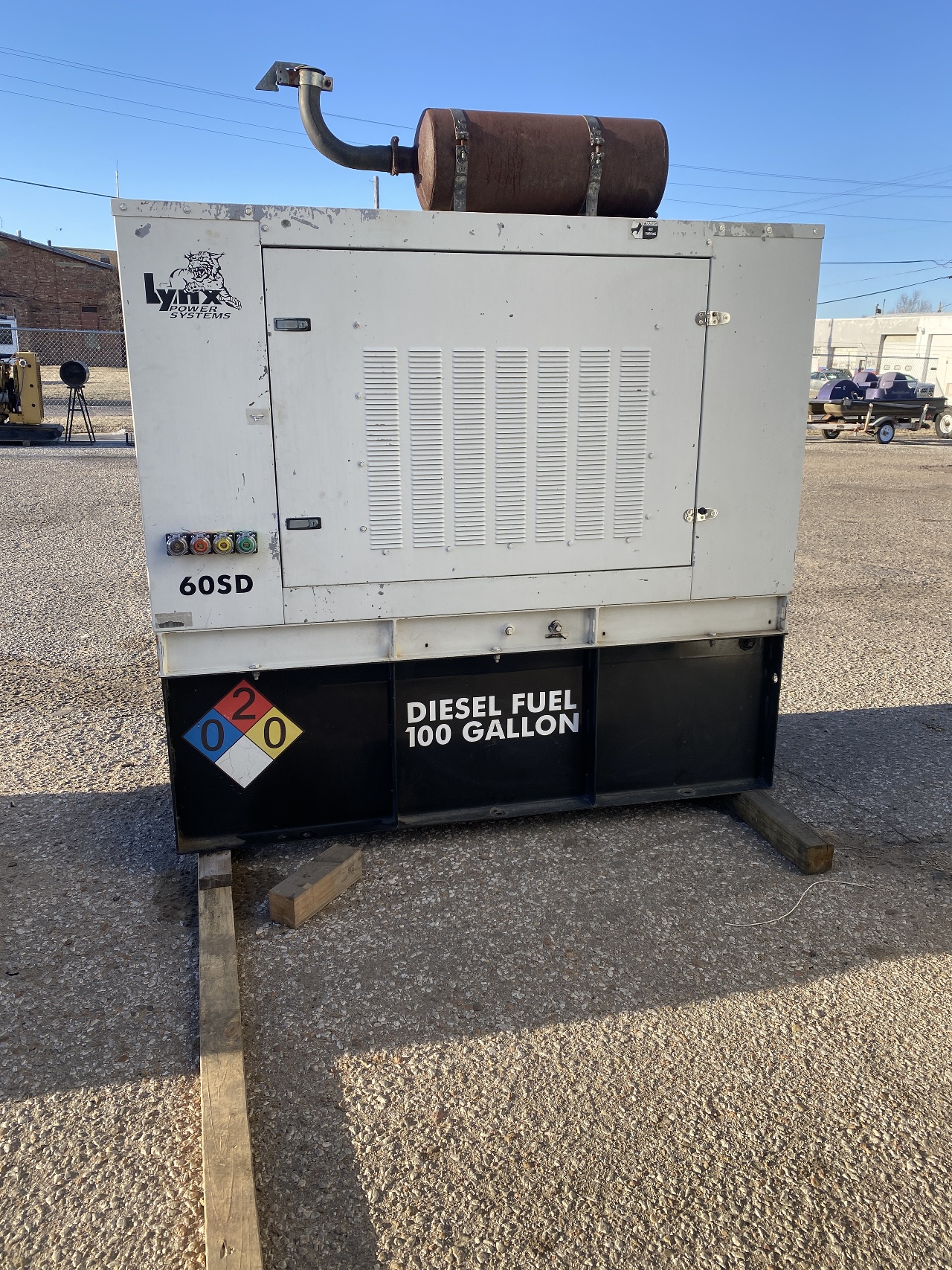 2008 LYNX 60SD DIESEL GENERATOR FOR SALE #1150